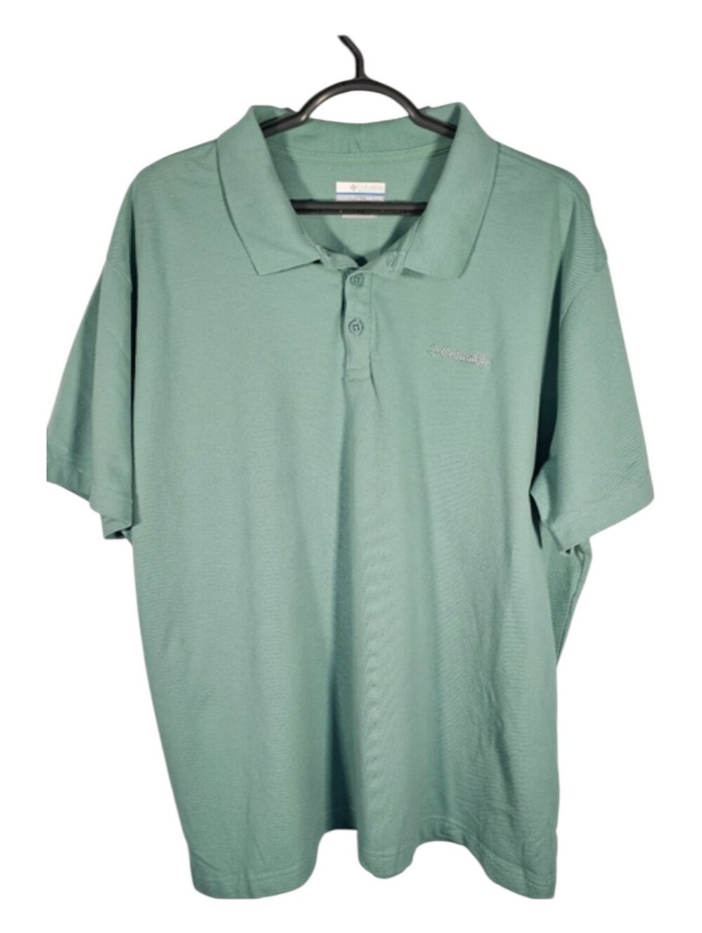 Columbia Men's Active Fit Pale Green Polo Shirt‎ Size 2XL